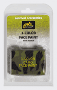 VISAGE 3 COULEURS DE PEINTURE - CAMOUFLAGE