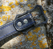 LOGAN, MODERN BELT WITH FORGED BUCKLE - BELTS