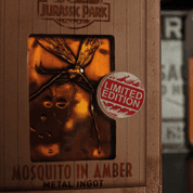 JURASSIC PARK INGOT MOSQUITO IN AMBER LIMITED EDITION - JURASSIC PARK - JURSKÝ PARK