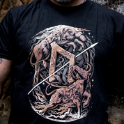 URUZ - COLLECTION FUTHARK, MEN'S T-SHIRT COLORED - PAGAN T-SHIRTS NAAV FASHION