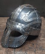 VENDEL, A LUXURIOUS VIKING HELMET - VIKING AND NORMAN HELMETS