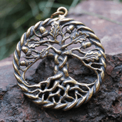 OAK SACRED TREE OF LIFE PENDANT BRONZE - PENDANTS, NECKLACES