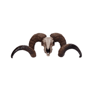 DIABLO- REALISTIC DEMONIC RAM'S SKULL 58CM - FIGURINES, LAMPES