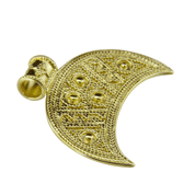 LUNULA, GREAT MORAVIAN EMPIRE, 9TH CENTURY, REPLICA, 14K GOLD - BIJOUX EN OR