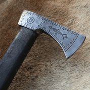 CARPATHIA VALASKA TRADITIONAL FORGED CARPATHIAN AXE - ETCHED - AXT, SCHLAGWAFFEN