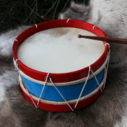 MEDIEVAL DRUM WITH MALLETS - DRUMS, FLUTES