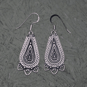 LADA, SILVER SLAVIC EARRINGS, AG 925 - EARRINGS