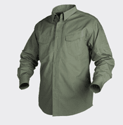 DEFENDER LONG SLEEVE SHIRT, HELIKON-TEX, OLIVE - SHIRTS AND T-SHIRTS, TACTICAL