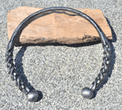 CUBIC, HAND FORGED TORC - FORGED JEWELRY, TORCS, BRACELETS