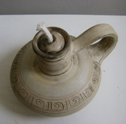 TABLE OIL LAMP, CERAMIC - OIL LAMPS, CANDLE HOLDERS