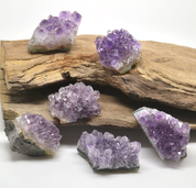 AMETHYST DRUSE, RAW STONE - DEKORATIVE MINERALIEN UND STEINE