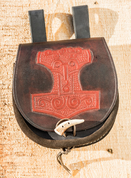 THOR'S HAMMER, LEATHER VIKING BAG - BAGS, SPORRANS