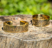 BANBHA, BRASS BANGLE, MADE IN IRELAND - CELTIC BRASS JEWELS, IMPORT FROM IRELAND