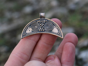 LUNULA, BRONZE PENDANT - BRONZE HISTORICAL JEWELS