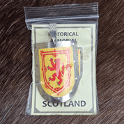 SCOTLAND, MEDIEVAL SHIELD, KEYCHAIN, METAL, HANDMADE - KEYCHAINS