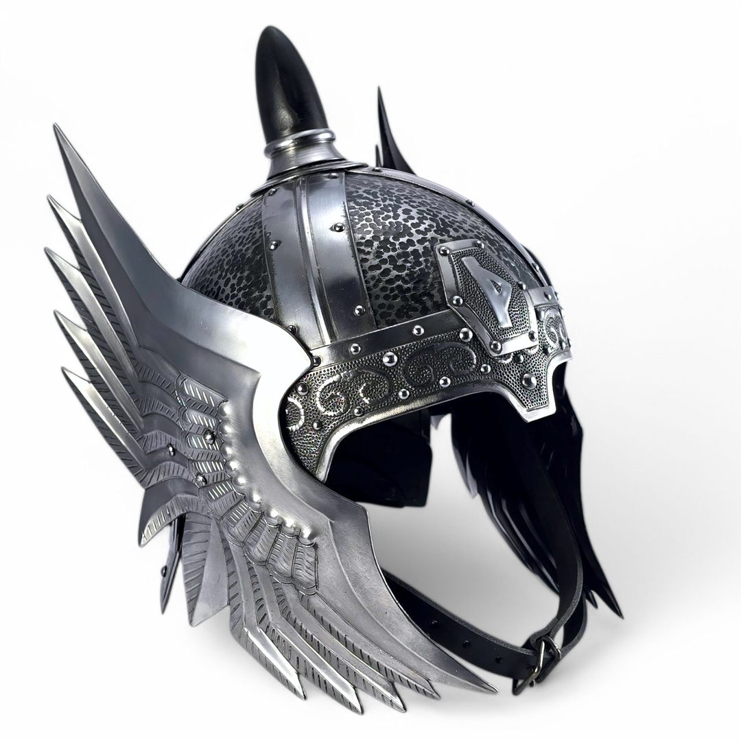 Casque nasal médiéval normand avec maille non rivetée 16 Gauge (1,6 mm
