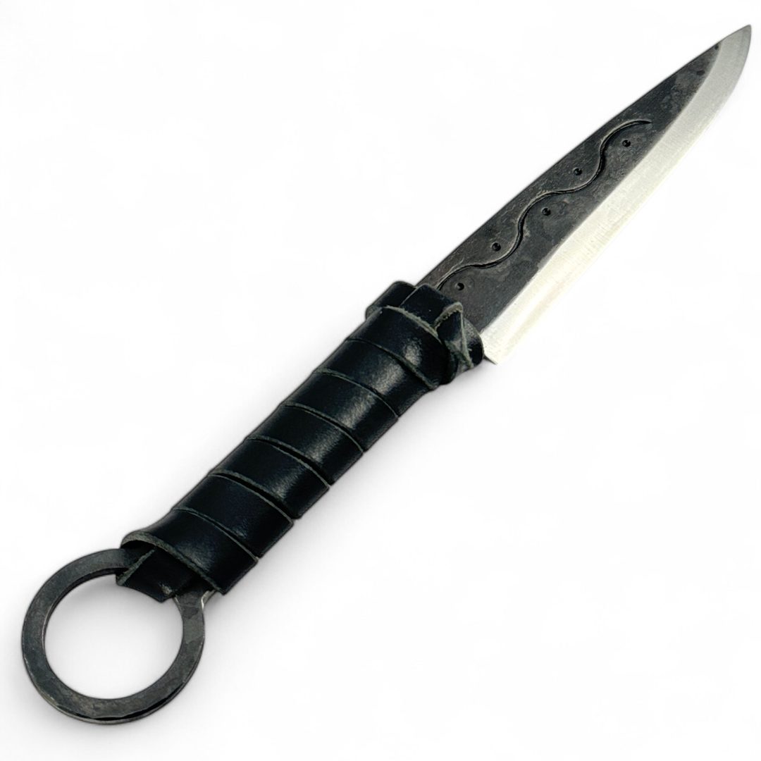 Wikinger Messer Aus Carbonstahl 1095 – Handgeschmiedet Mit Knochengriff, 20 Cm Gesamtlänge