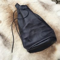 MEDIEVAL LEATHER BAG - KNAPSACK - GOTHIC RUCKSACK Wulflund