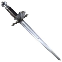 TYBALT, dagger with shell guard made of hardened steel