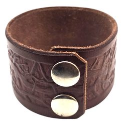 LOKI, bracelet, black, cow leather