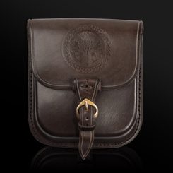 ALBA, Scottish Thistle, Leather Belt Bag - brown