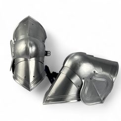 Grand Maître, casque de croisé, 1,5 mm