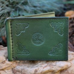 TREE OF LIFE, leather wallet