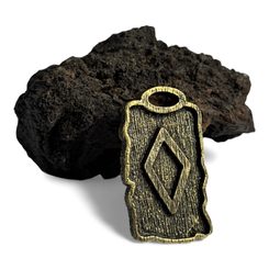 Tiwaz - Rune Pendant, zinc