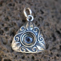 BOUDICCA, sterling silver pendant with mountain crystal