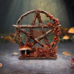 Pentagram Yule, decoration 16.5cm