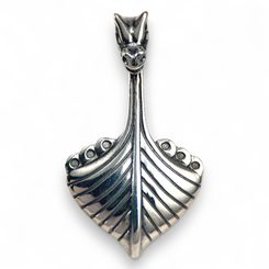 DRAKKAR, viking pendant, silver