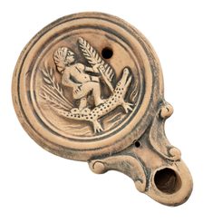 ROMAN OIL LAMP, CLEOPATRA lantern