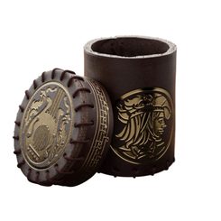 Leather dice cup, The Witcher, Marigold - friend of Pegasus