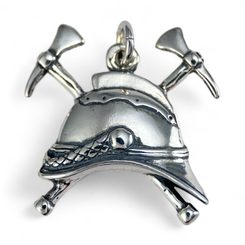 Alter Feuerwehrhelm, Erste Republik Silber 925