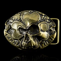 LUCKY BUCKLE, boucle de ceinture, laiton