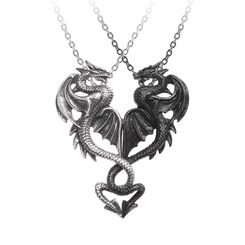 Necklace Draconic Tryst, Alchemy Gothic