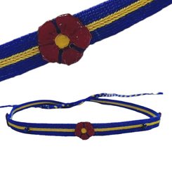 Coiffe de carrosse médiévale en soie, Bohême