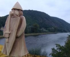 LEWIS CHESSMAN, the rook, Lewis Chess, Scotland, Chess Figures, Viking, Medieval. Stuatue For Sale