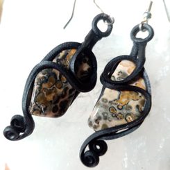 TIGER JASPER EARRINGS