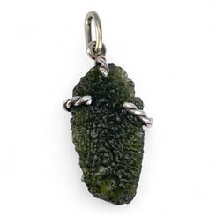 OBSCURA, pendant - Moldavite, silver 925/1000