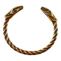 JÖRMUNGANDR, Wikingerschlange, Armband, Bronze