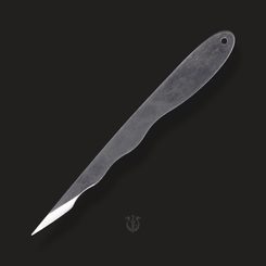 FLAMED BLADE, throwing knife