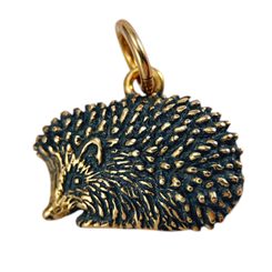 HEDGEHOG, bronze pendant