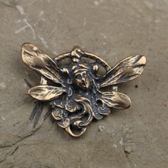 Fairy, Pendant, bronze