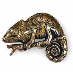CHAMELEO, pendant, bronze