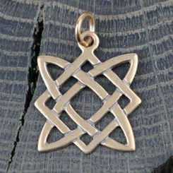 Star of Svarog, bronze pendant