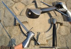 GUERNOT, hand and a half sword, battle ready replica
