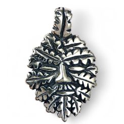 Pendentif en argent 925/1000, homme vert, 10g