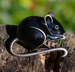 NIGHT FAIRY, Art Nouveau, costume brooch