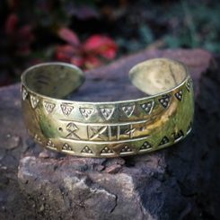 GAVIN brass bracelet